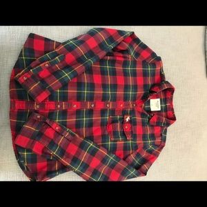 A&F Plaid Flannel Button-down